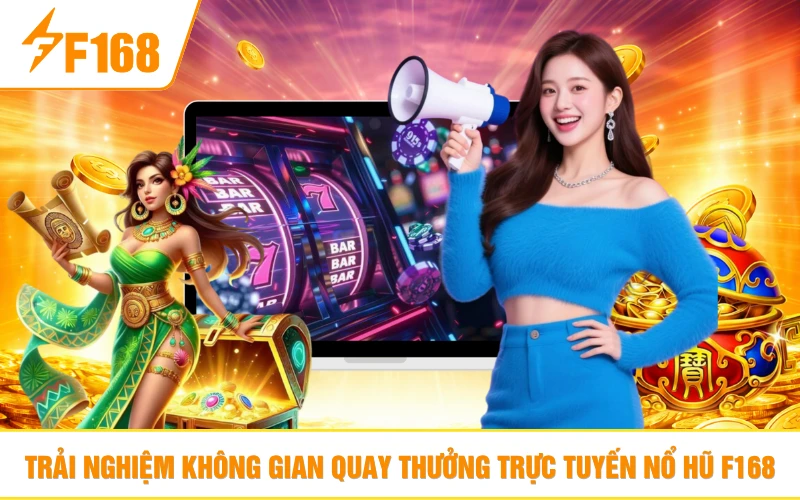 Không gian quay thưởng trực tuyến nổ hũ F168